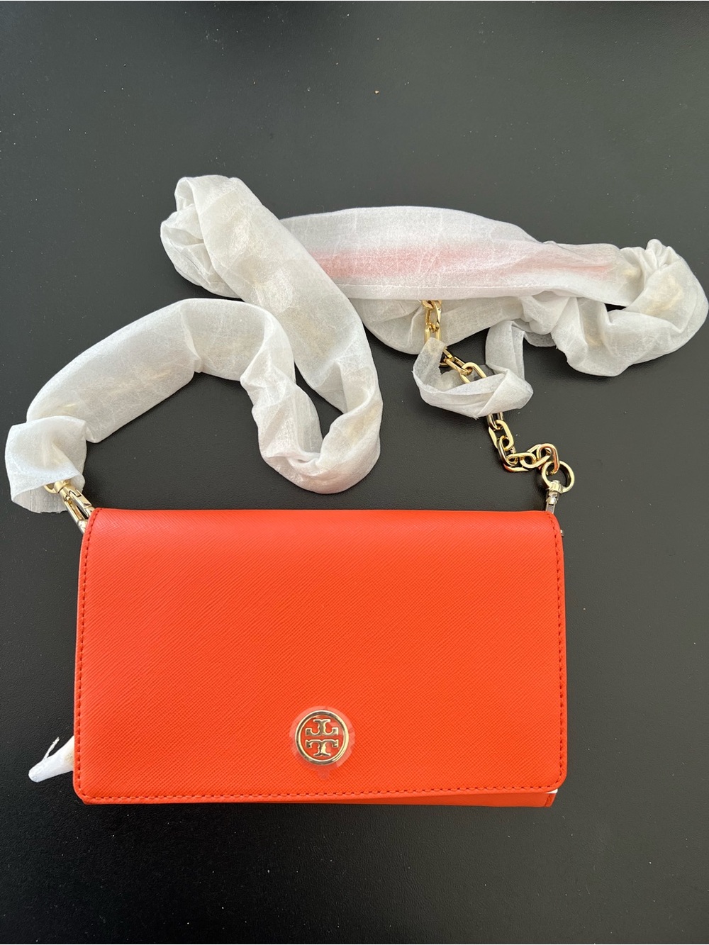 Tory Burch Robinson Chain Wallet